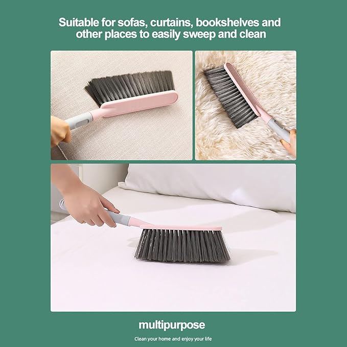 Whisk Broom Hand Held Bench Brush 2 Pcs Drafting Extended Handle Hand Broom