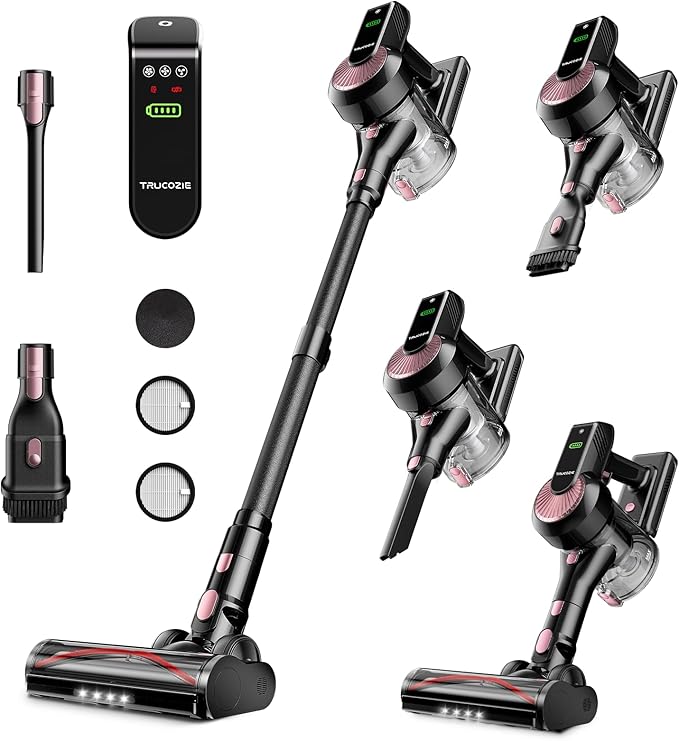 Trucozie Battery Pack Attachment for Cordless Vacuum Cleaner T351 Black