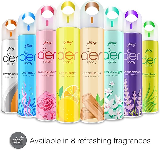 Godrej aer Home Air Freshener Spray - 300 Ml Petal Crush Pink