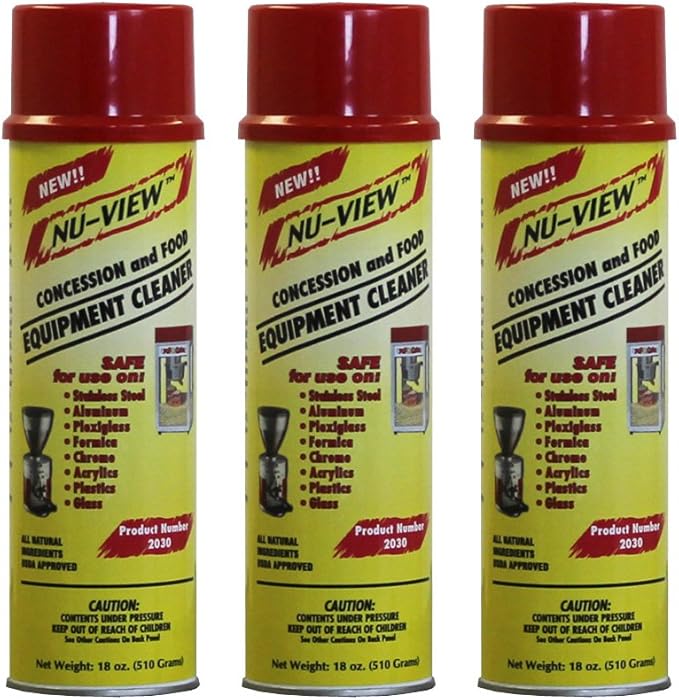 Nu-View Concession &amp Food Equipment Cleaner