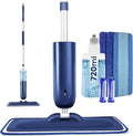 Power Mop for Floor Cleaning with 3 Washable Pads - Wet Dry Microfiber Mop with 720 ml Refillable Bottle for Kitchen Wood Floor Hardwood Laminate Ceramic Tiles Floors Dust Cleaning