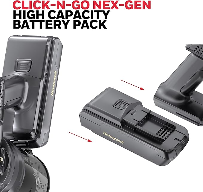 Honeywell VC16 Cordless Vacuum Cleaner Handheld + 8 Tools for Better Easier Cleaning Dark Silver