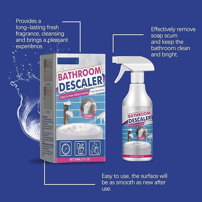Bathroom Foam Cleaner Portable Bathroom Cleaning Solution For Daily Surface Care(1pcs)