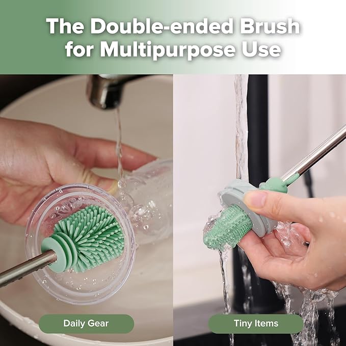 haakaa Supplemental Feeding Tube &amp Pouch Set&ampCleaning Brush-Baby Supplemental Nursing System SNS Breastfeeding System