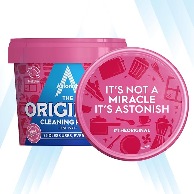 Astonish Heavy Duty Cleaning Pastes Bundle – Oven &amp Cookware Cleaner Specialist Oven &amp Grill Cleaner with Sponge and Original Multi-Surface Cleaning Paste – Powerful Degreaser for Kitchens &