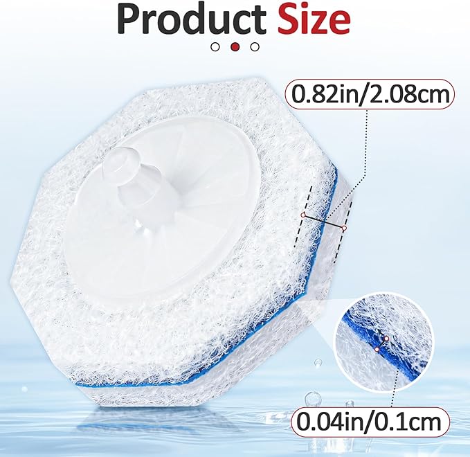 120 Pcs Toilet Wand Refills for Clorox ToiletWand System Disposable Brush Heads with Dense Fibers for Deep Toilet Bowl Cleaning