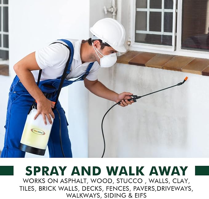 Natural Powerful Outdoor Cleaner Multi-Use Formula Powers Through Stains on Decks Siding Fences Concrete and More (4)