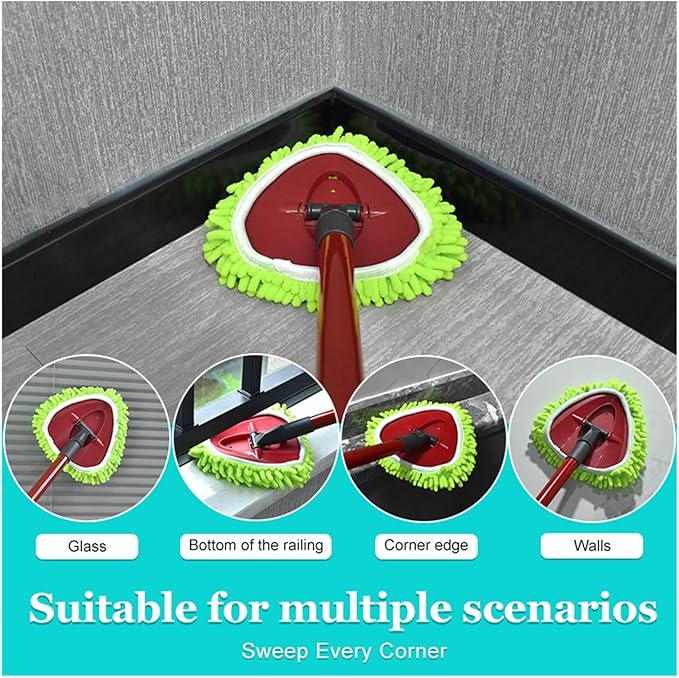 3 Pack Replacement Mop Refills for Dry Wet for Floor Cleaning Microfiber Pad