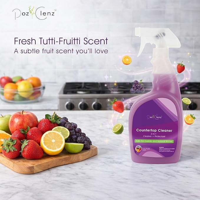 2-in-1 Countertop Cleaner + Protectant. Neutral pH Formula for Marble Granite Quartz &amp Engineered Stone. Safe Around Stainless Steel &amp All Water-Safe Surfaces.