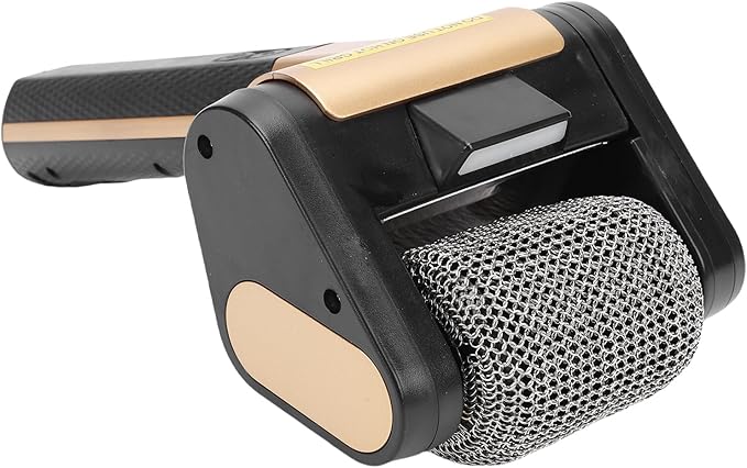 Electric Grill Cleaner Cordless Rechargeable BBQ Accessories Scrubber Brush with 350 RPM Stainless Roller LED Light Spinning Grill Cleaning Scrub Brush for BBQ Grates (Black)