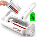 ChomChom Roller Pet Hair Remover – Original Size Reusable Lint Roller for Cat &amp Dog Hair on Furniture Couch Carpet Car Rugs &amp Bedding – Portable Eco-Friendly (White)