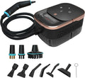 2500W Handheld Steam Cleaner10 Accessories with 8 Adjustable Pressures for Tile/Grease/Carpet 45oz Large Tank Chemical Free Cleaning Portable Multi-Surface Steamer for Home Cars Kitchens(Gold)