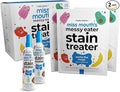 Miss Mouth's Messy Eater Stain Treater 4oz 2pack Stain Remover Spray and 25 pack Wipes