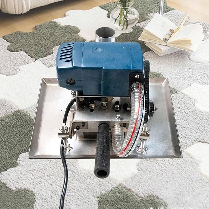 Electric Carpet Flat Blanket Machine 15000 RPM Carpet Trimmer Rug Shearing Machine with 3in Rotating Blade Fast Speed Ambidextrous Use