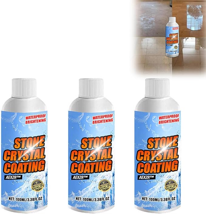 Stone Brighten Crystal-Plating AgentStone Crystal Plating Agentmarble stain removermarble polishEffectively brightens ceramic and stone coatingsEasy to use (3)