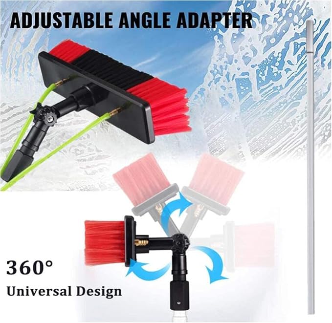 Window Cleaning Brush Commercial Window Cleaning Kit Pole Water Fed Pole Kit Water Fed Brush Water Fed Cleaning System Solar Panel Cleaning Brush