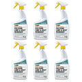 CLR PRO Calcium Lime &amp Rust Remover - Quickly Removes Calcium and Lime Deposits Stubborn Rust Stains and Household Hard Water Deposits (32 Ounce Spray (Pack of 6))