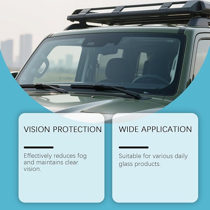 100ml Anti Fog Spray Car Windscreen Demister For Cars &ampTrucks Car Glass Cleaner For Driving Window Cleaner Spray For Glasses Water Repellent Spray For Glass Windscreen Rain Repellent (5)