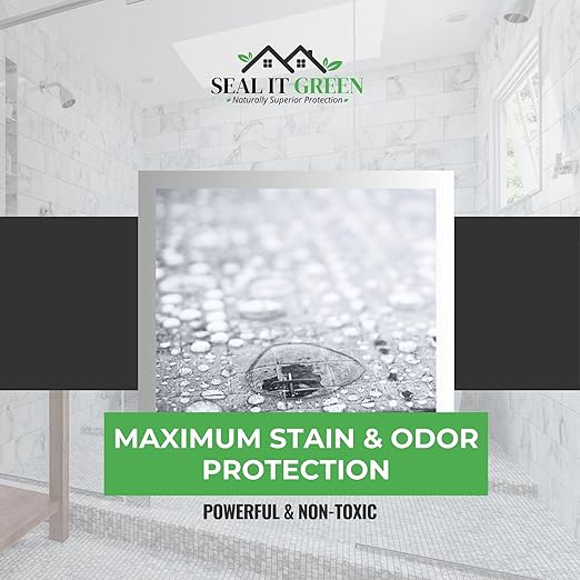 Seal It Green Xtreme-Heavy Duty Pro Strength Grout Sealer. Non Toxic-VOC Free &amp Odorless.Seal Smarter. Incredible 100+ SF Coverage. Indoor Or Outdoor Use. Use The Sealant The Pros Use. Lasts For Y