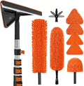 30FT Reach Duster Cleaner Kit Dusters for Cleaning with Extension Pole Baseboard &amp Wall and Window Cleaner Mop for Fan Blades High Ceiling and Cobweb