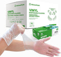 Clear Vinyl Disposable Gloves Food Safe Latex Free Powder Free for Cooking Cleaning Food Service GPVF or MPVF