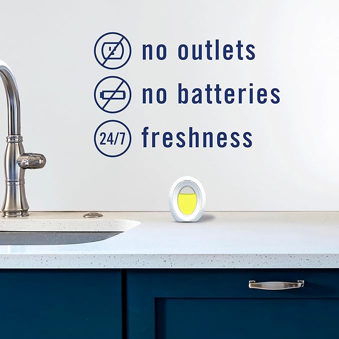 Febreze Kitchen Air Freshener Odor-Fighting Plug In Alternative Air Fresheners for Home and Bathroom and Kitchen Closet Air Fresheners Fresh Lemon Scent 6 Count