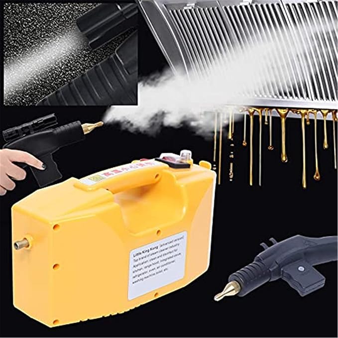 ERTYU High Pressure Steam Cleaner 1600W Electric High Pressure Steam Cleaning Portable Handheld Steamer Cleaner Mobile Steam for Home Use Furniture Car