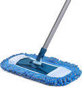 57 Long Handle Wet Cleaning Floor Mops Dust HardwoodDry Mops for Catching Pet Hair and Dust Bunny Microfiber Dust Mops for VinylWood Tile Laminate Flooring