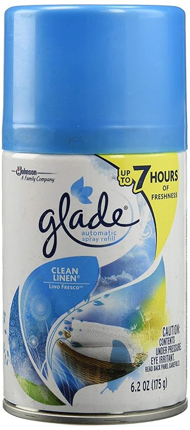Glade Automotic Spray Refill 6.2 OZ (Pack - 6 Clean Linen)