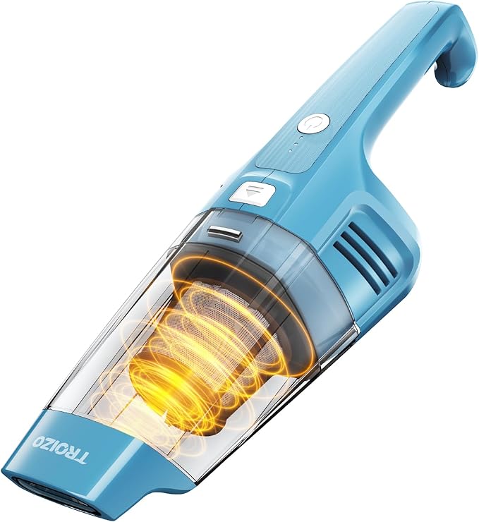Handheld Vacuum Cordless 14500PA Powerful Suction Hand Held Vacuum Cleaner with Brushless Motor Rechargeable and Portable Car Vacuum for Home Office Car Pet