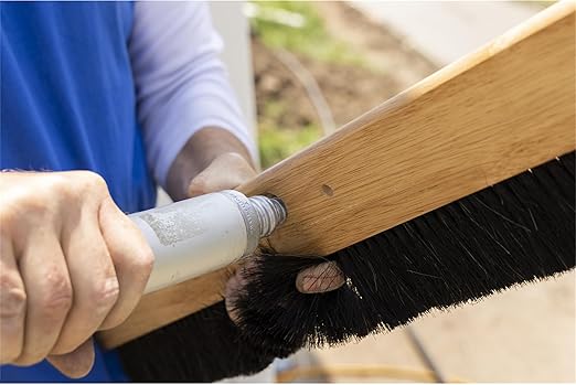 Marshalltown Wood Backed Concrete Broom 24 Inch Size Horsehair Bristles Made in The USA 6597