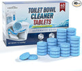 Toilet Bowl Cleaner Tablets 40 Pack Long-Lasting Drop-in Tank Tablets with Sustained-Release Technology Fight Tough Stains &amp Odors Household &amp Commercial Use Compatible with Most Toilets-C