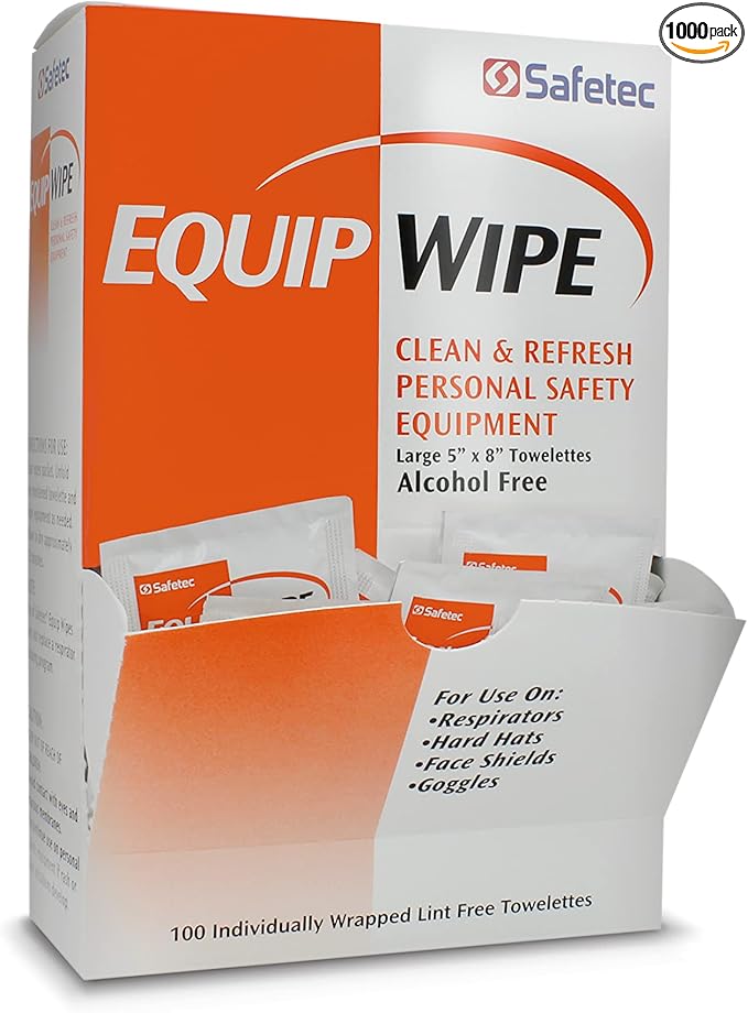 Safetec Equip Wipe (Surface Cleaner) 100 ct. box (10 boxes/case)