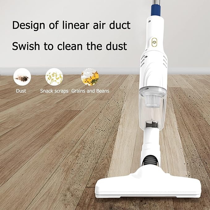 Portable Powerful Strong Suction Cordless Stick Vacuum Cleaner - 30 Mins Long Runtime Handheld Multifunctional USB Charging Household Vacuum Cleaner for Home Carpet Hardwood Floor