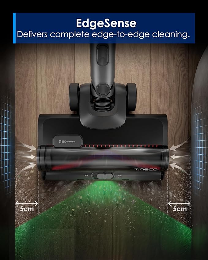 Tineco Pure ONE Station 5 Pro Cordless Vacuum Automatic Dust Collection Full-Path Self-Cleaning ZeroTangle Brush Up to 100 Minutes Runtime Stick Vacuum Cleaner for Pet Hair Carpet &amp Hard Flo
