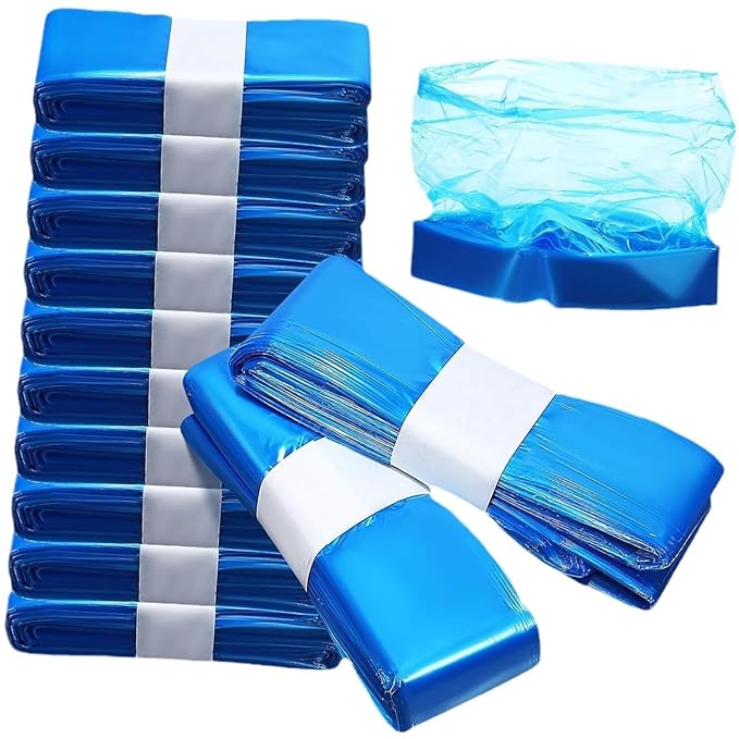 8Pcs High Capacity Infant Diaper Trash Bags Secure Barrier Tear Away Opening Recyclable Household Waste Management Diaper Disposable-Bags