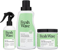Fresh Wave Odor Removing Variety Bundle: (1) 8fl.oz Spray (1) 24 fl.oz Laundry Booster (1) 15 oz. Gel