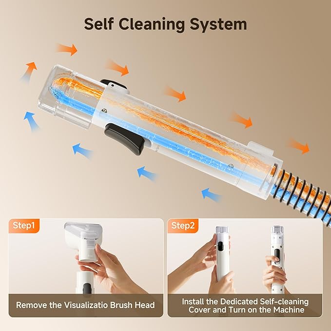 uwant Portable Carpet and Upholstery for Deep Cleaner 18Kpa Carpet Cleaner Machine for Cars Pets with Pet Pro Solution and Self Cleaning Set of 1 for Spot Rug Couch