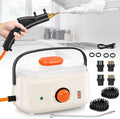 Handheld Steam Cleaner 2500W 1500ml High Pressure Steamer for Cleaning (Cream-1500ML Water Tank)