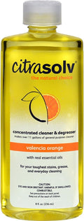 CitraSolv Natural Cleaner and Degreaser Valencia Orange - 8 fl oz - For Your Toughest Stains and Everyday Cleaning