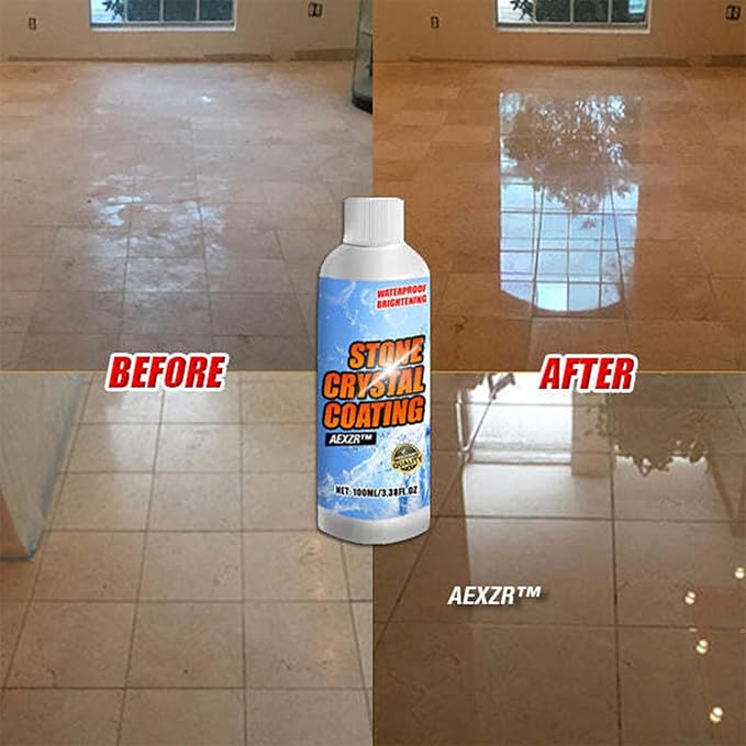 Stone Brighten Crystal-Plating AgentStone Crystal Plating Agentmarble stain removermarble polishEffectively brightens ceramic and stone coatingsEasy to use (4)