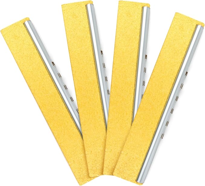 4 Pack of Replaceable Compressed Cellulose Sponge Mop HeadsSize:12.8 Inch(only 4 mop Heads not Include Handle)