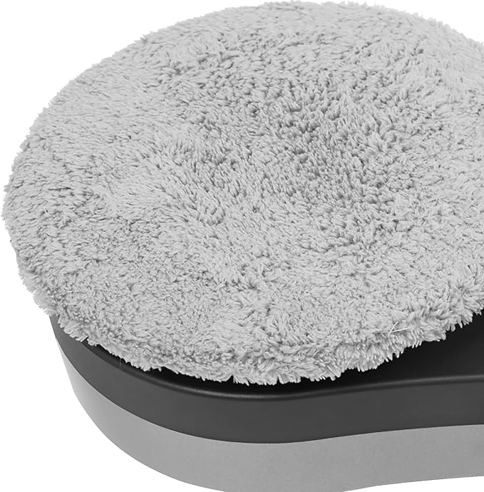 Window Cleaner Robot 80W Smart Glass Cleaning Robot Wiping Window Cleaner Robot with Remote Control 28000Rpm Window Cleaning Robot for Tile Glass Door 2800-3200Pa Suction Power (Silver Gray)
