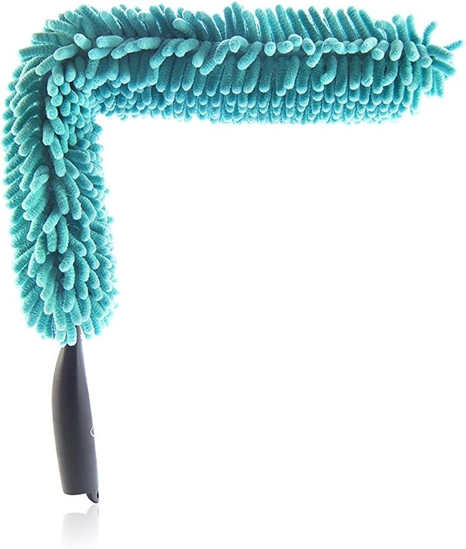 Fuller Brush Bendable Microfiber Extending Duster - Bending Micro Fiber Dust Cleaner w/Long Handle for Home Cleaning &amp Dusting - Flexible Head for Web Free TV Ceiling &amp Furniture