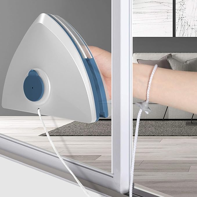 Magnetic Window Cleaner Magnetic Glass Cleaner Adjustable Magnet Force Wipe The Glass Artifact Household Double-Sided WipeHigh-Rise Window Cleaning Artifact Glass Cleaning Wiper Cleaning Tool