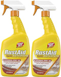 Rust-Aid Rust Remover Spray Gel for Bathroom Surfaces – Dissolves Tough Rust Stains on Contact – 22 oz (2 Pack) – Ilios Packaging