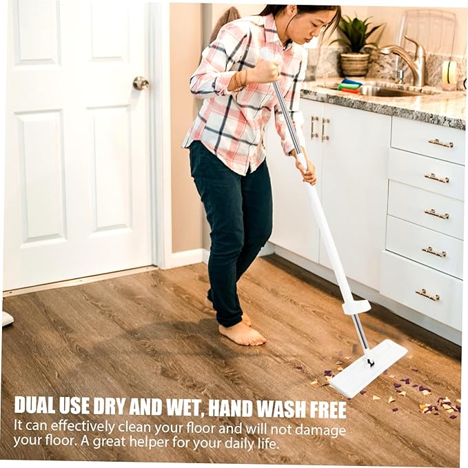 Microfiber Cleaning Mop with Reusable Pads Wet Dry Mop for Efficient Floor and Wall Cleaning Durable Handle Rotating Head