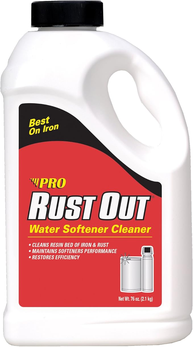 Pro Products Rust Out RO05B Water Softener Cleaner And Iron Remover 4.75 lb. Bottle 3 Pack