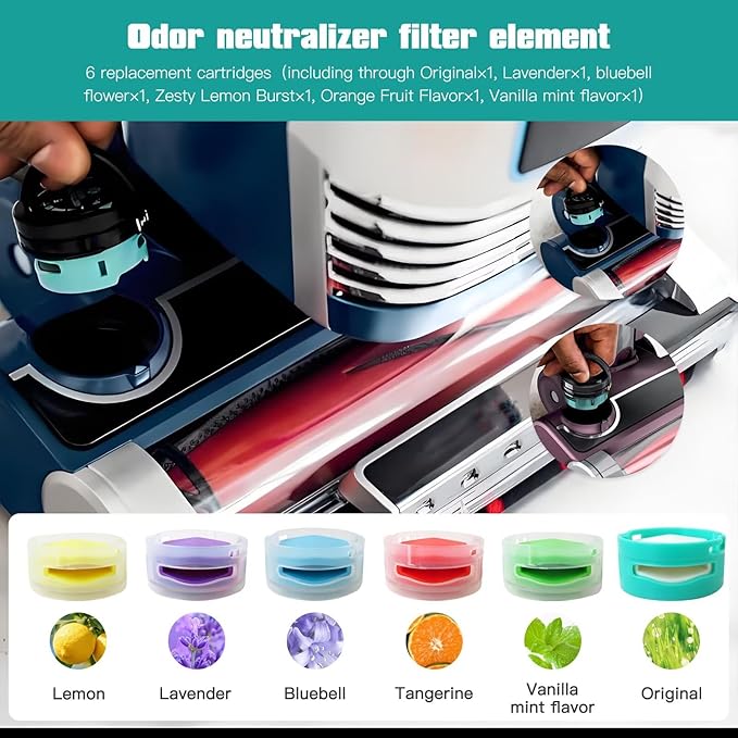 Homesweet Universal 1541FC3000 Odor Neutralizer Refills for Shark Vacuums: Compatible for Rotator (LA702) for Stratos (AZ/IZ/ZD/HZ Series) ZU102 &amp UZ565H Models