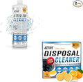 ACTIVE Jetted Tub Cleaner and Disposal Cleaner - Includes 32oz Jet Bath Tub Solution and 24ct of Garbage Disposal Cleaning Tablets